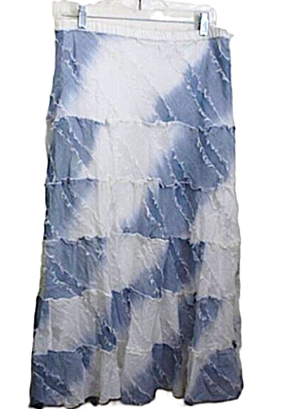 chico's Tie Dyed Raw Edge Skirt size 1 NWT
